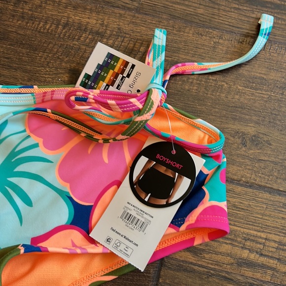 NOBO Two Pieces Aloha Print Bathing Suit size Junior S (3-5) - Picture 10 of 12